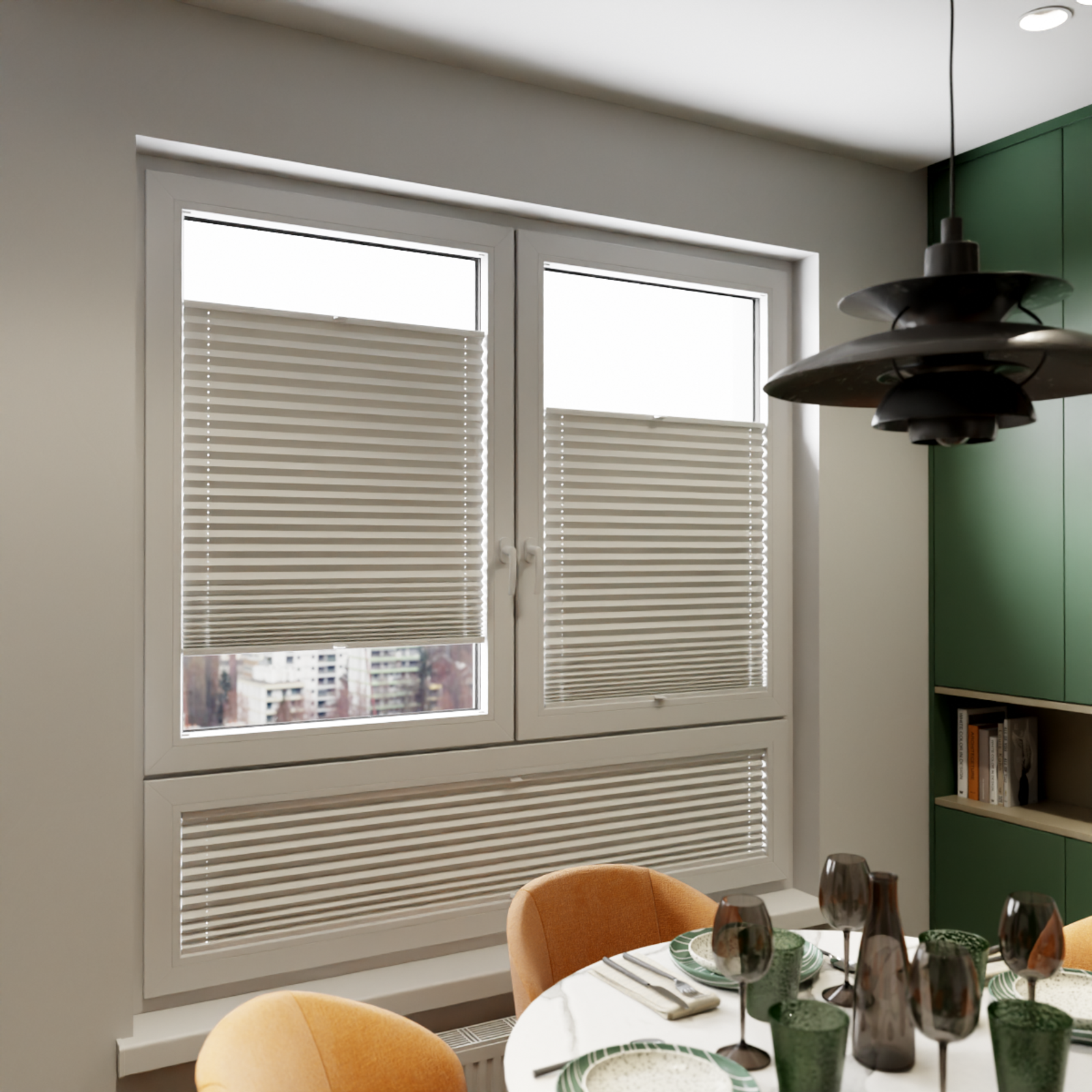 Jaloustore COSIFLOR® Plissee Trento Weiß - Bild 7