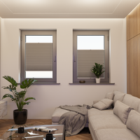 Jaloustore COSIFLOR® Plissee Trento Hellgrau - Vorschau 4