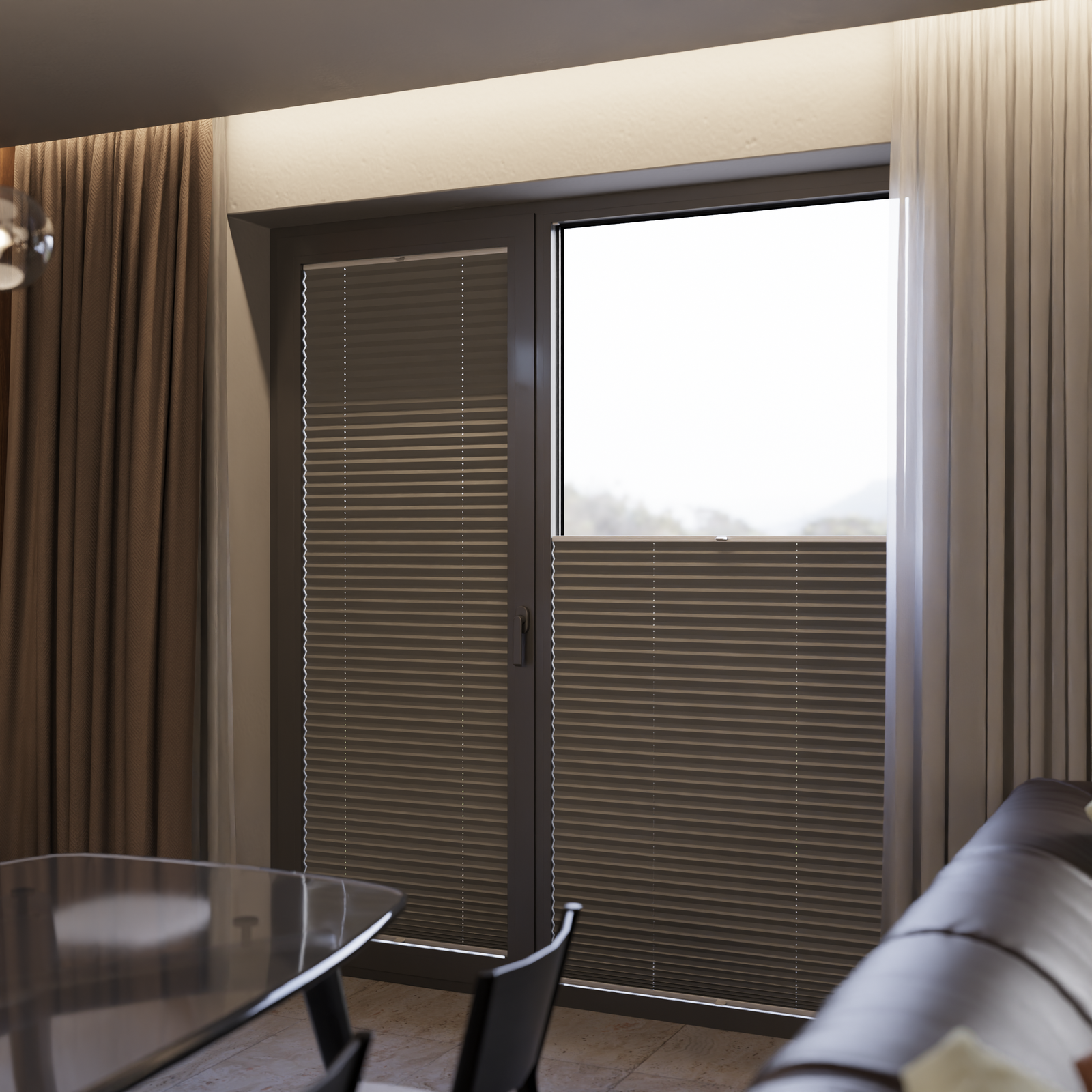 Jaloustore COSIFLOR® Plissee Trento Hellgrau - Bild 13