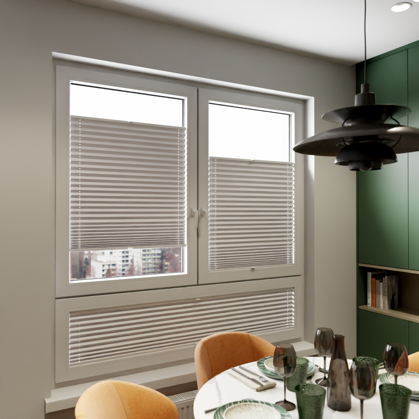 Jaloustore COSIFLOR® Plissee Merano Weiß - Bild 7