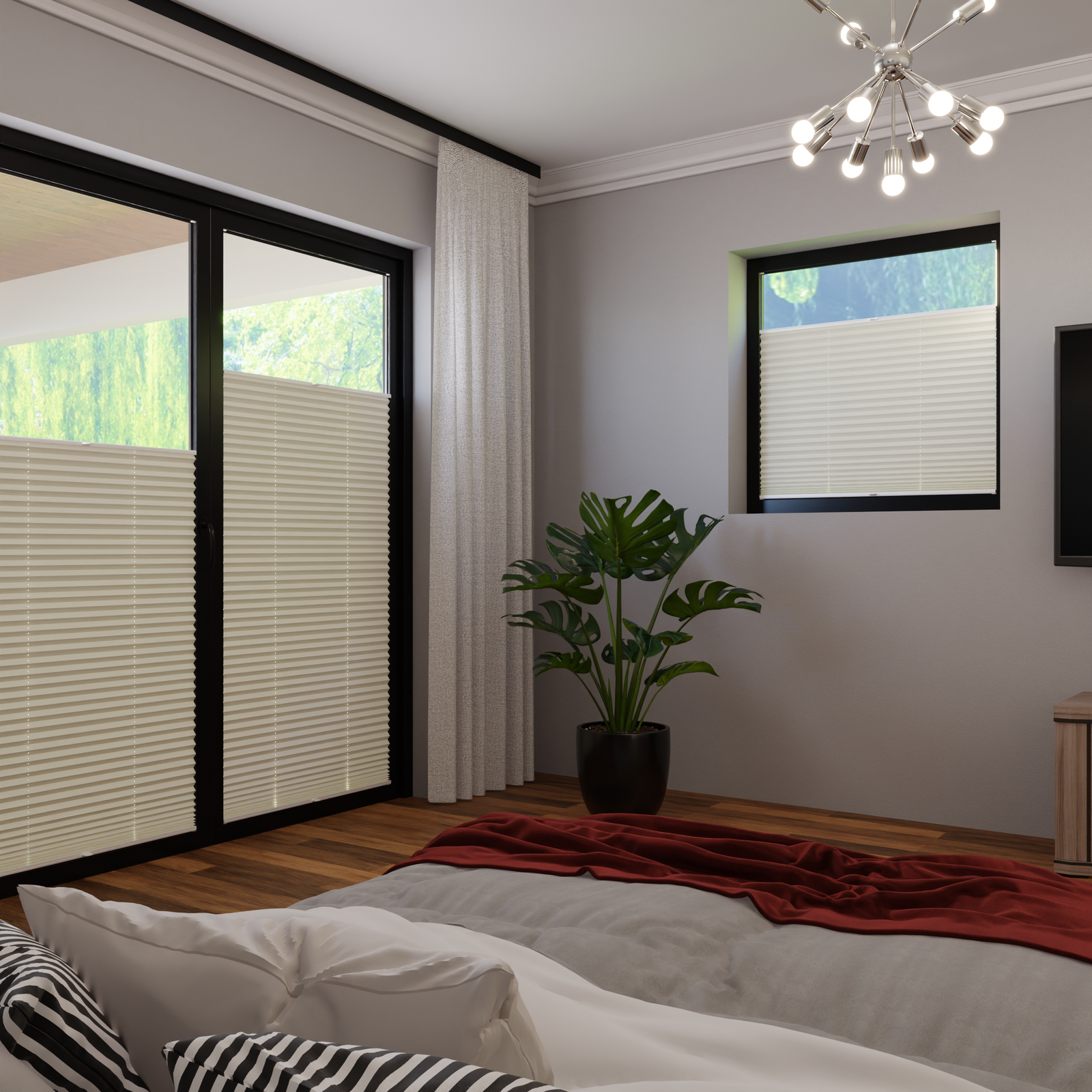 Jaloustore COSIFLOR® Plissee Merano Creme - Bild 1