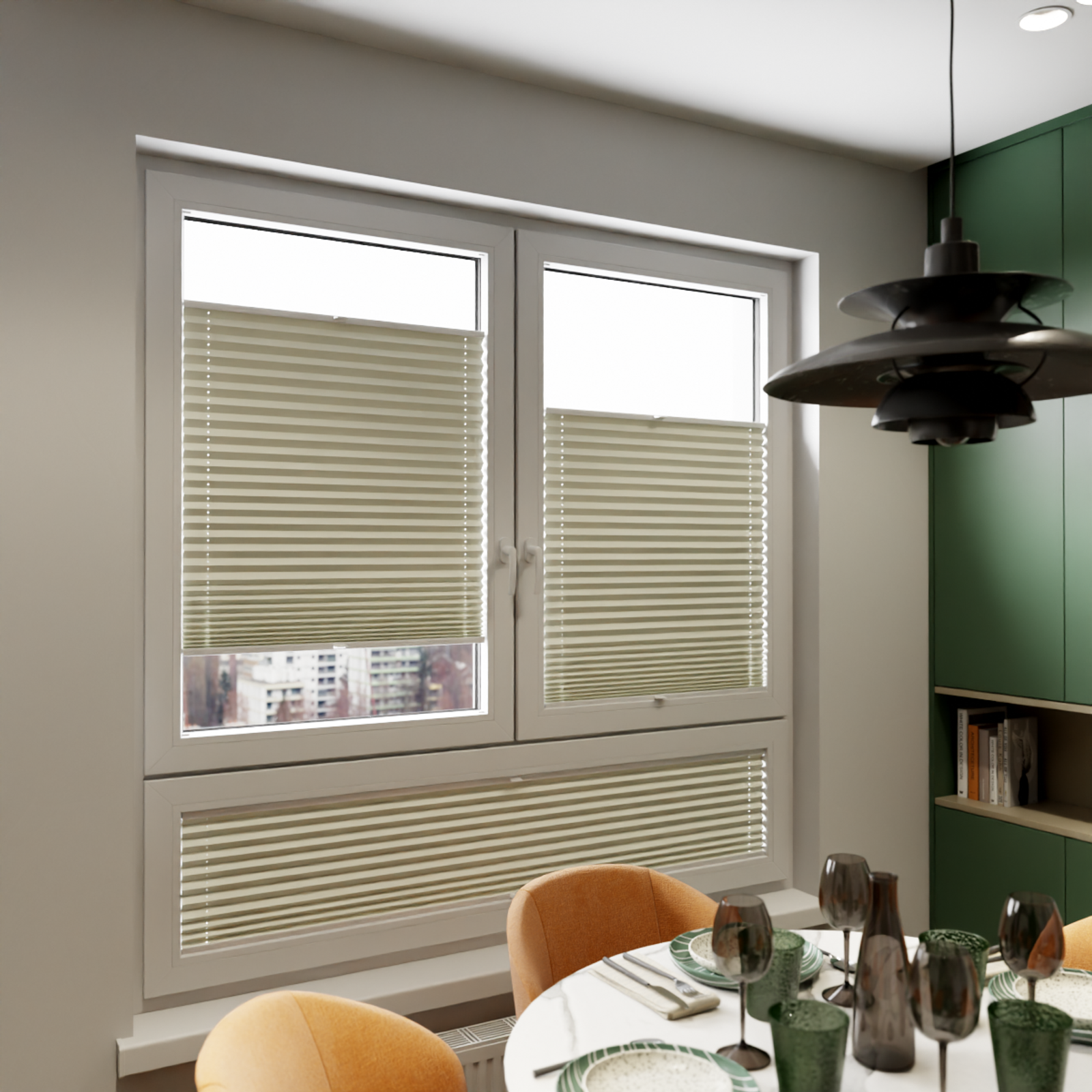 Jaloustore COSIFLOR® Plissee Merano Creme - Bild 7