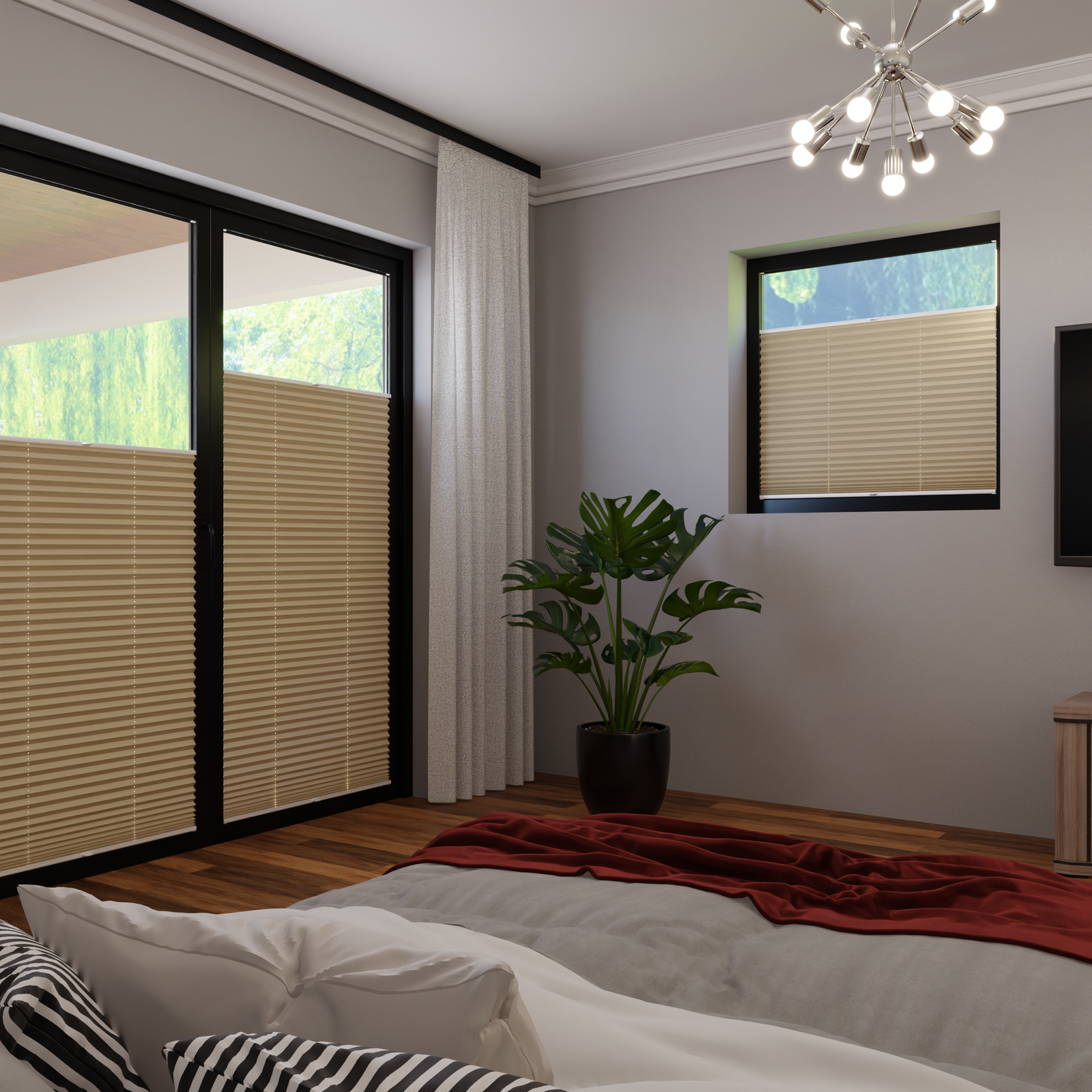 Jaloustore COSIFLOR® Plissee Merano Beige - Bild 1