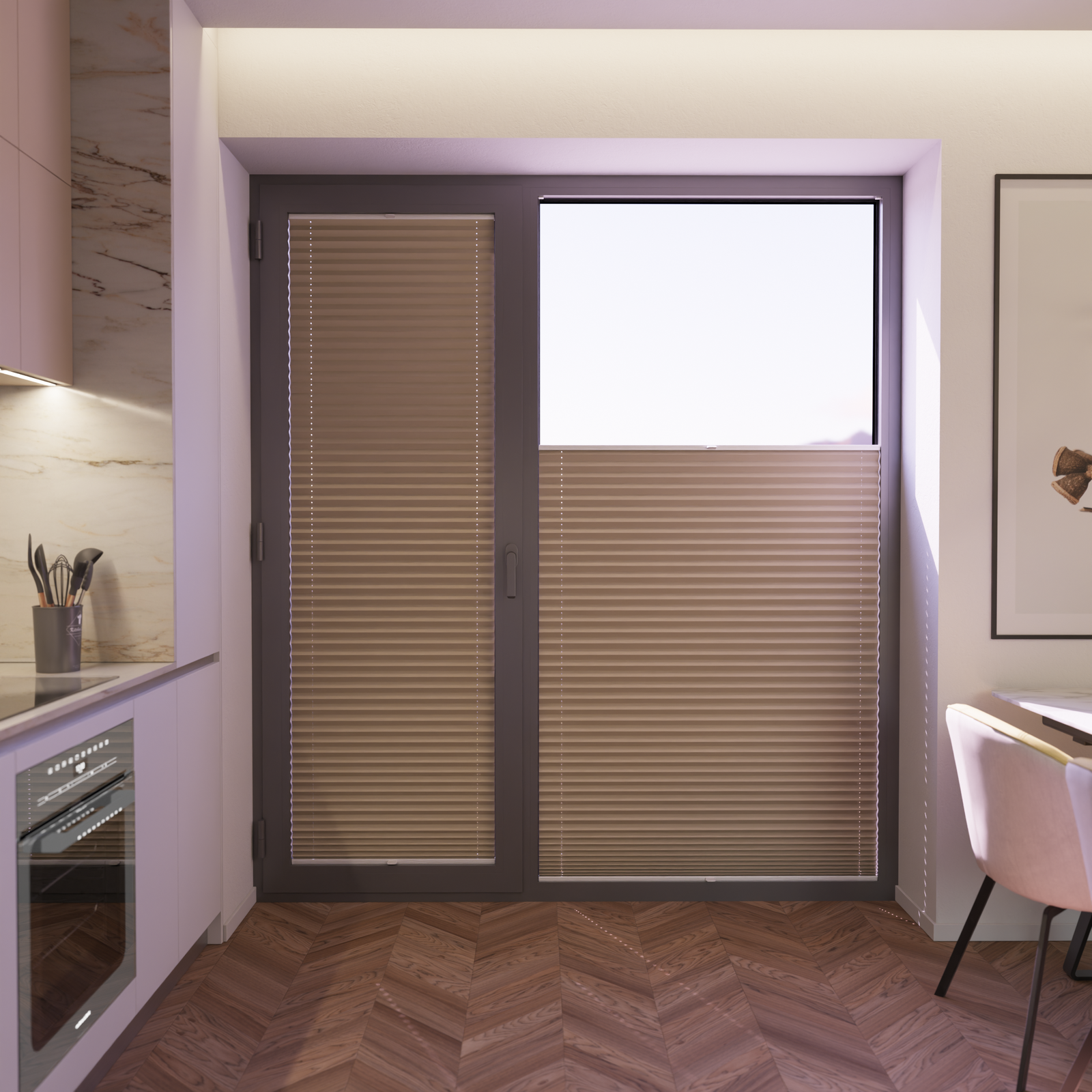 Jaloustore COSIFLOR® Plissee Merano Beige - Bild 5