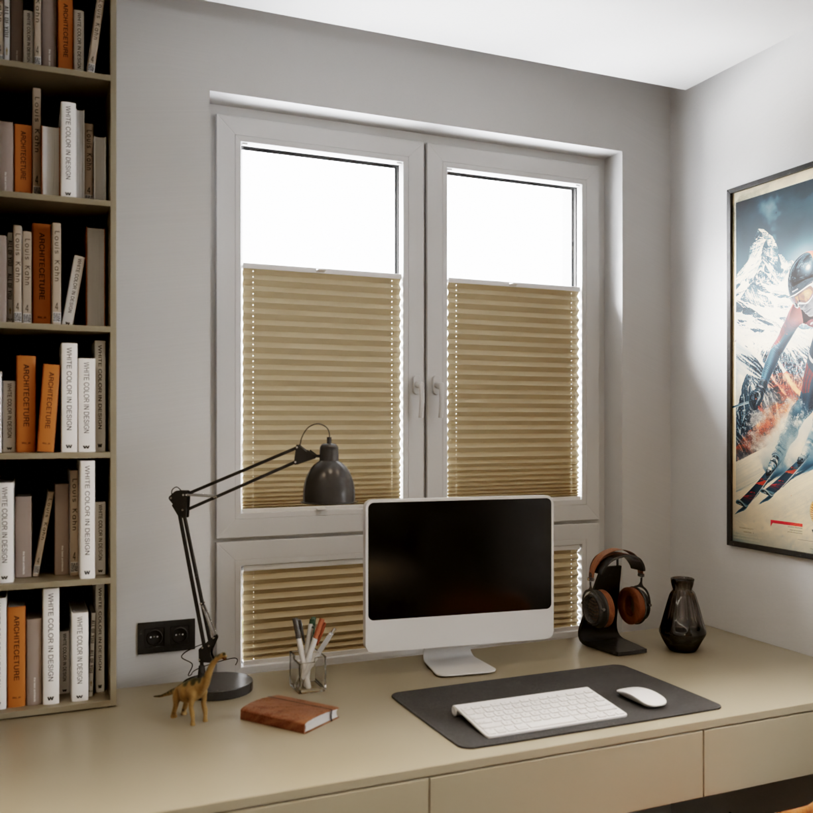 Jaloustore COSIFLOR® Plissee Merano Beige - Bild 9