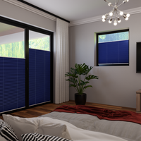 Jaloustore COSIFLOR® Plissee Merano Blau - Vorschau 1