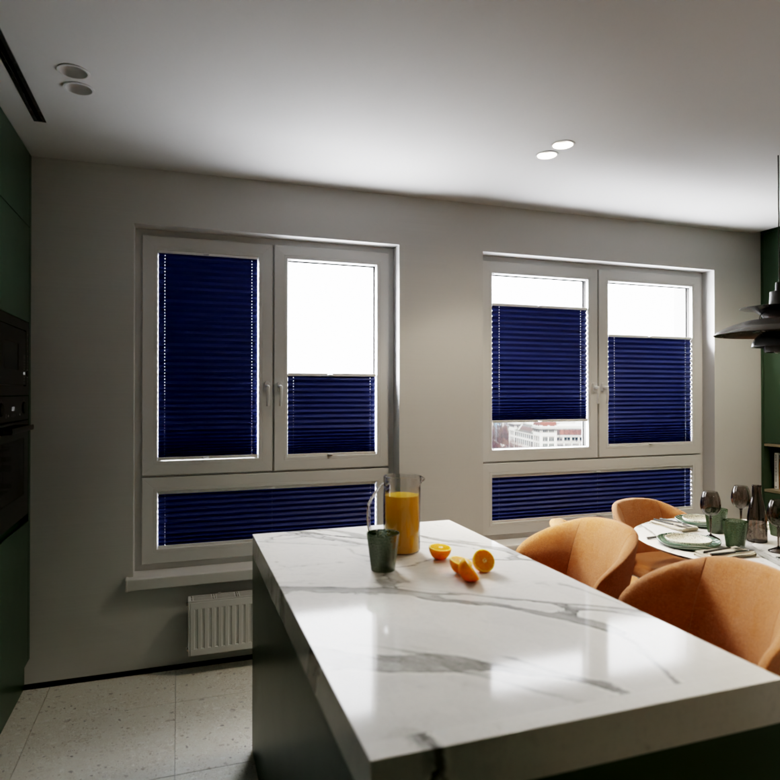 Jaloustore COSIFLOR® Plissee Merano Blau - Bild 11