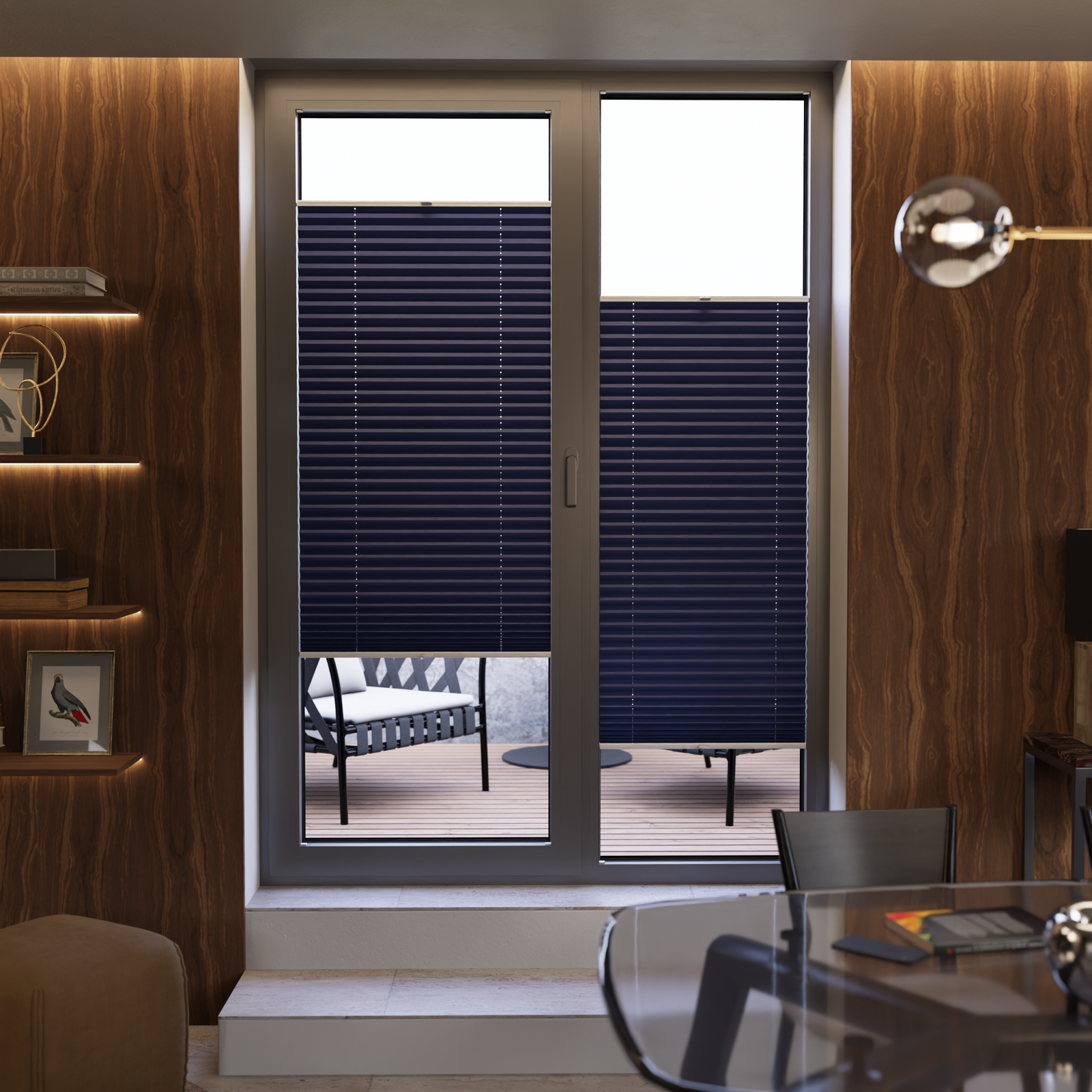 Jaloustore COSIFLOR® Plissee Merano Blau - Bild 15