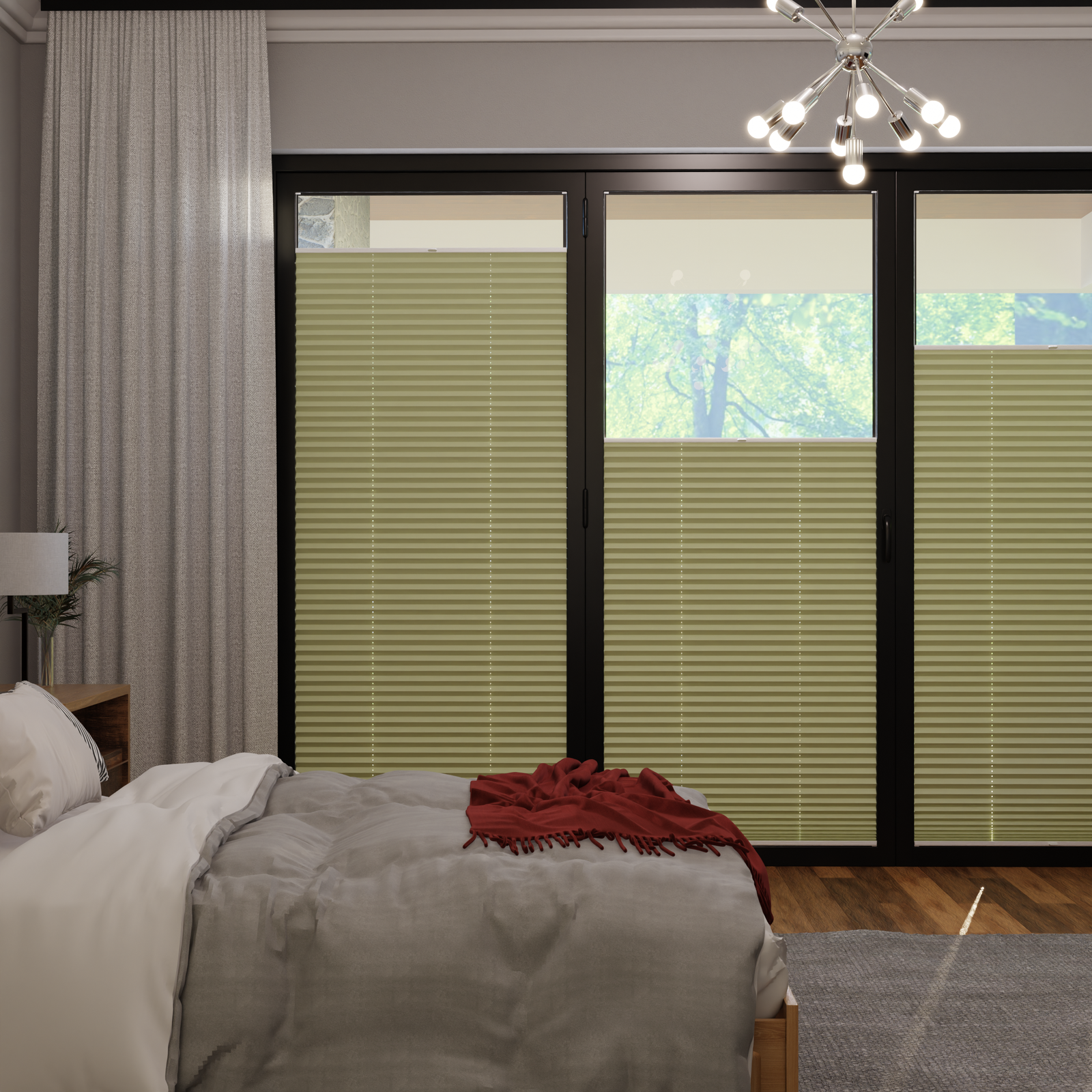 Jaloustore COSIFLOR® Plissee Merano Pastellgrün - Bild 0