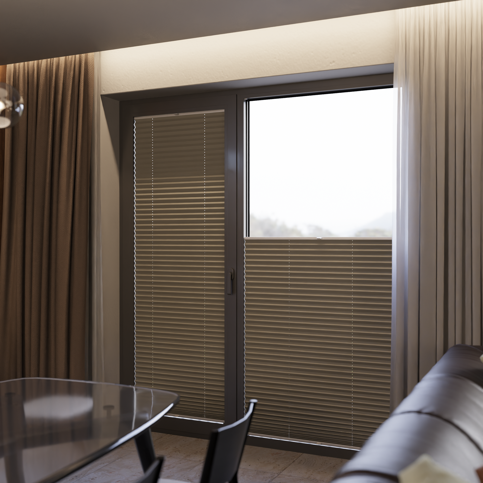 Jaloustore COSIFLOR® Plissee Merano Taupe - Bild 13