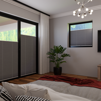 Jaloustore COSIFLOR® Plissee Merano Grau - Vorschau 1