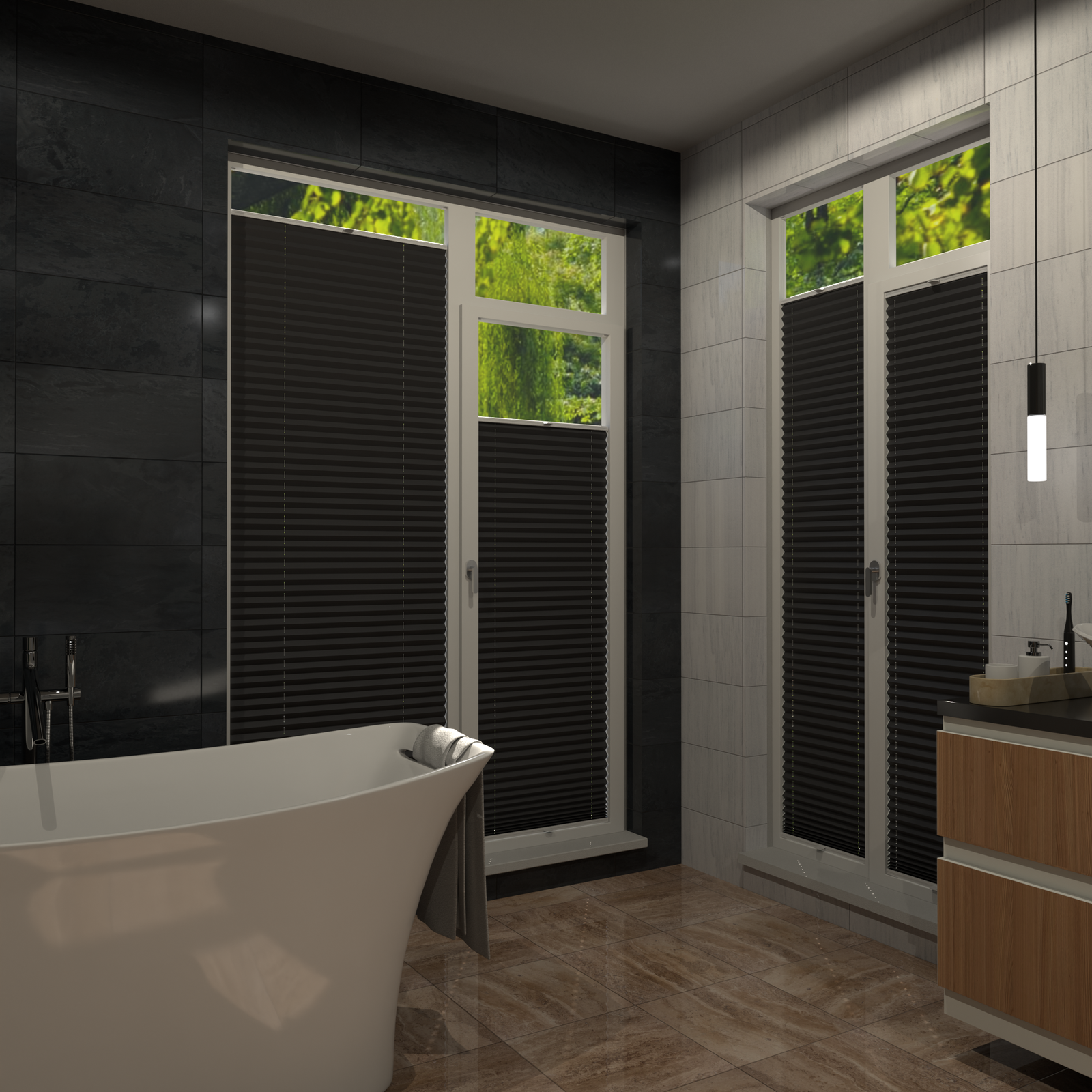 Jaloustore COSIFLOR® Plissee Merano Anthrazit - Bild 16