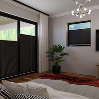 Jaloustore COSIFLOR® Plissee Merano Anthrazit - Vorschau 1