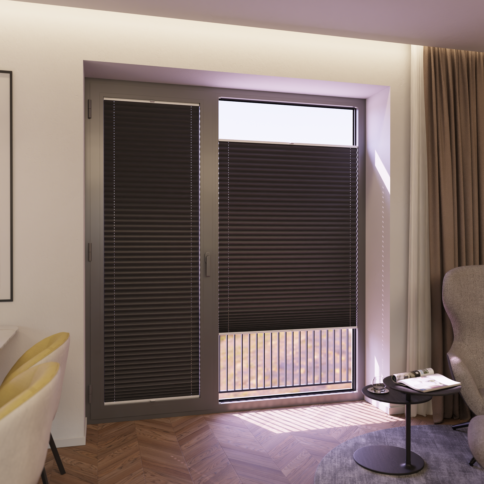 Jaloustore COSIFLOR® Plissee Merano Anthrazit - Bild 6