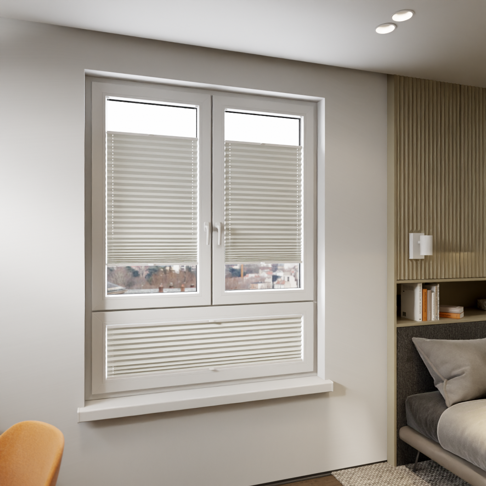 Jaloustore COSIFLOR® Plissee Bolzano Weiß - Bild 8