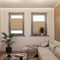 Jaloustore COSIFLOR® Plissee Bolzano Sand - Vorschau 4