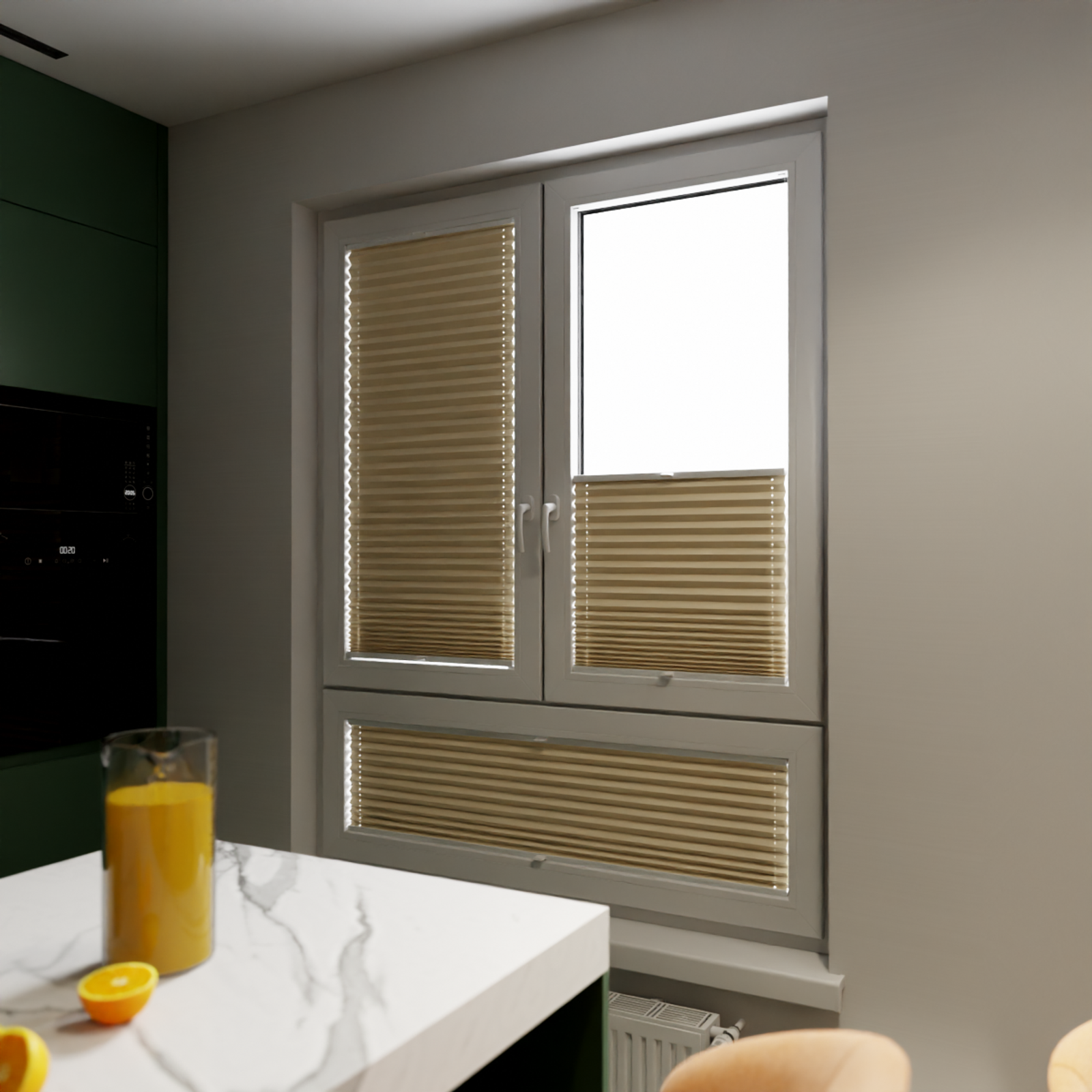 Jaloustore COSIFLOR® Plissee Bolzano Sand - Bild 10