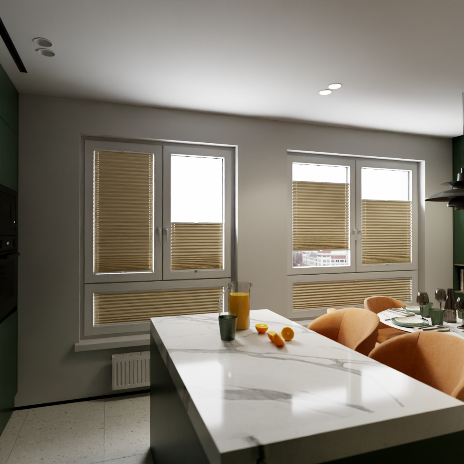 Jaloustore COSIFLOR® Plissee Bolzano Sand - Bild 11