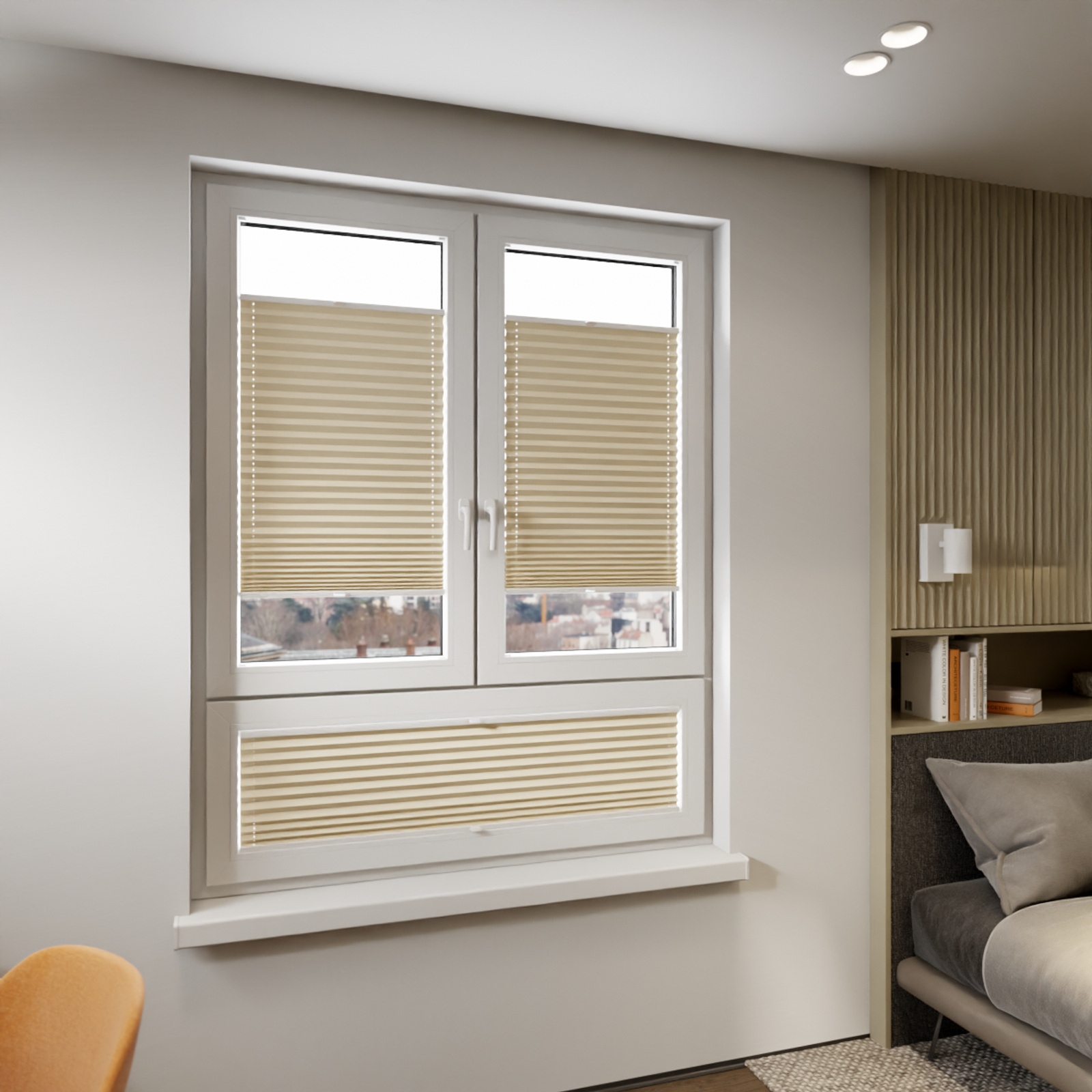 Jaloustore COSIFLOR® Plissee Bolzano Sand - Bild 8