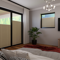 Jaloustore COSIFLOR® Plissee Bolzano Beige - Vorschau 1