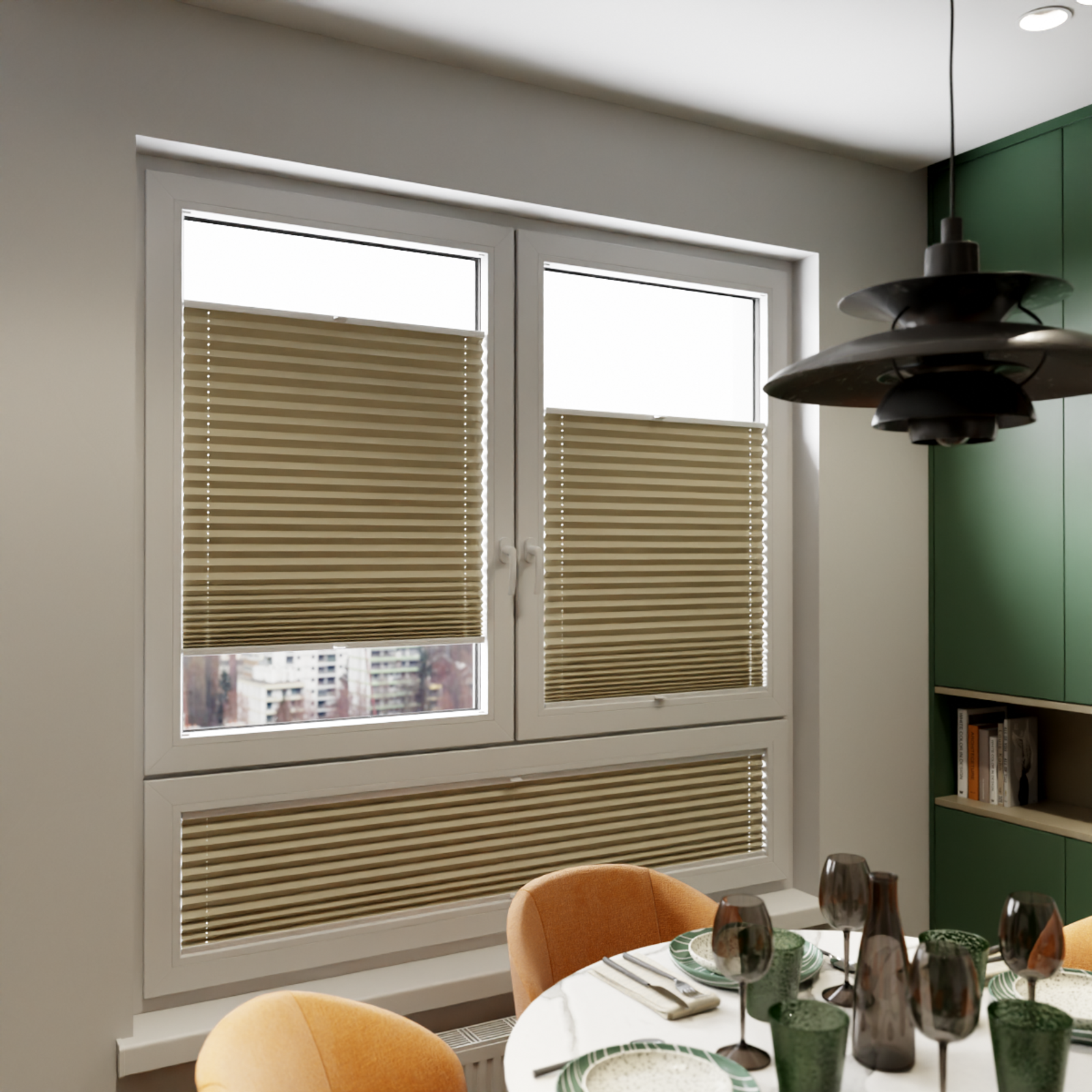 Jaloustore COSIFLOR® Plissee Bolzano Beige - Bild 7