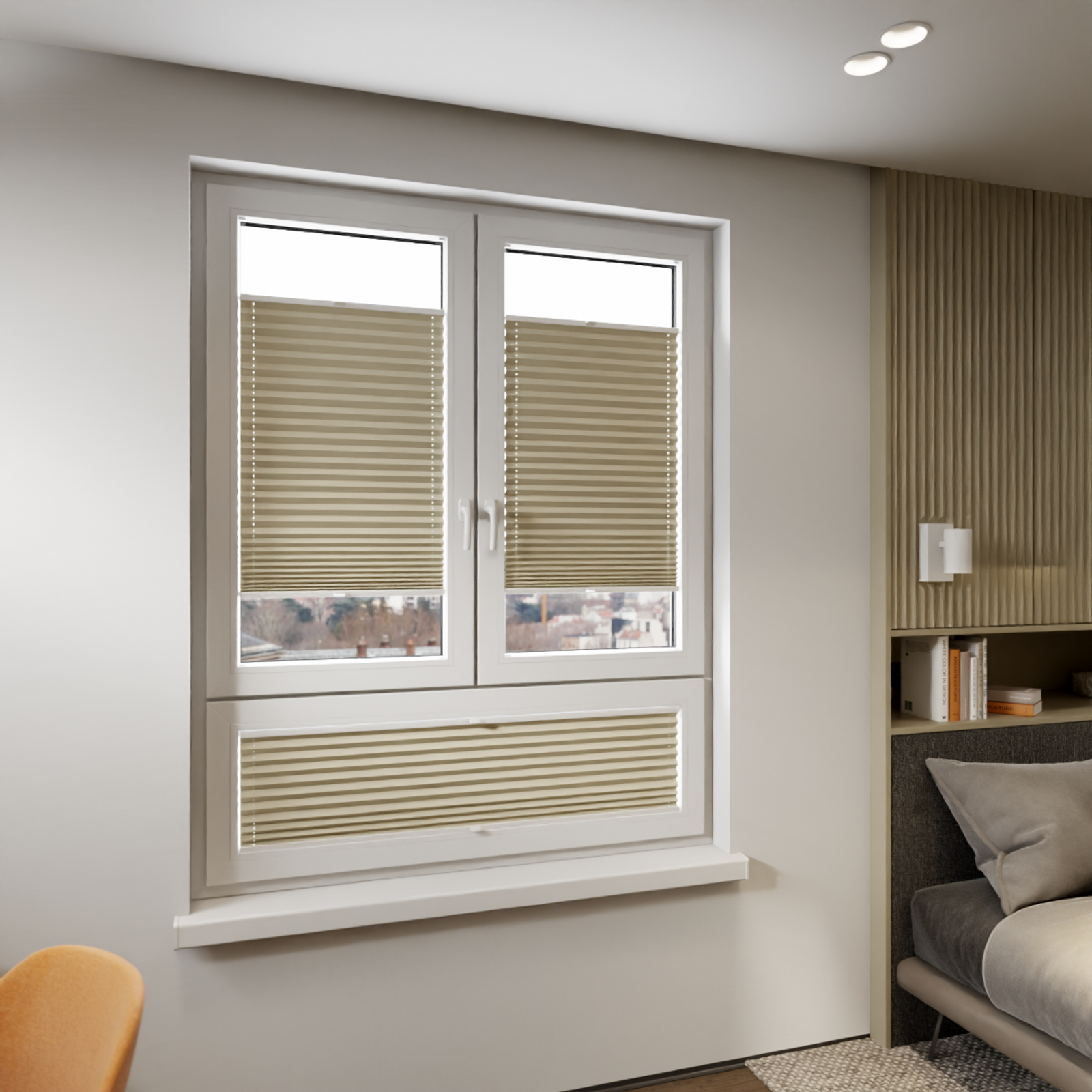 Jaloustore COSIFLOR® Plissee Bolzano Beige - Bild 8