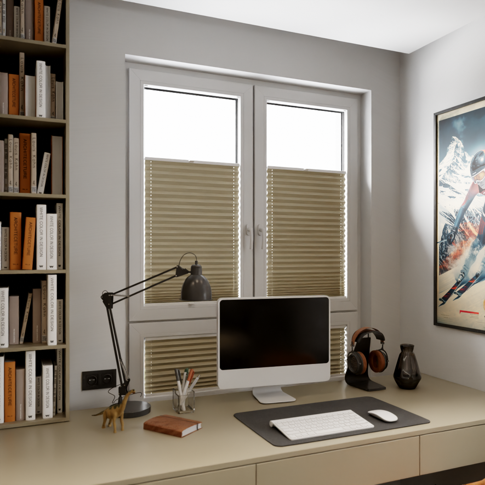 Jaloustore COSIFLOR® Plissee Bolzano Beige - Bild 9