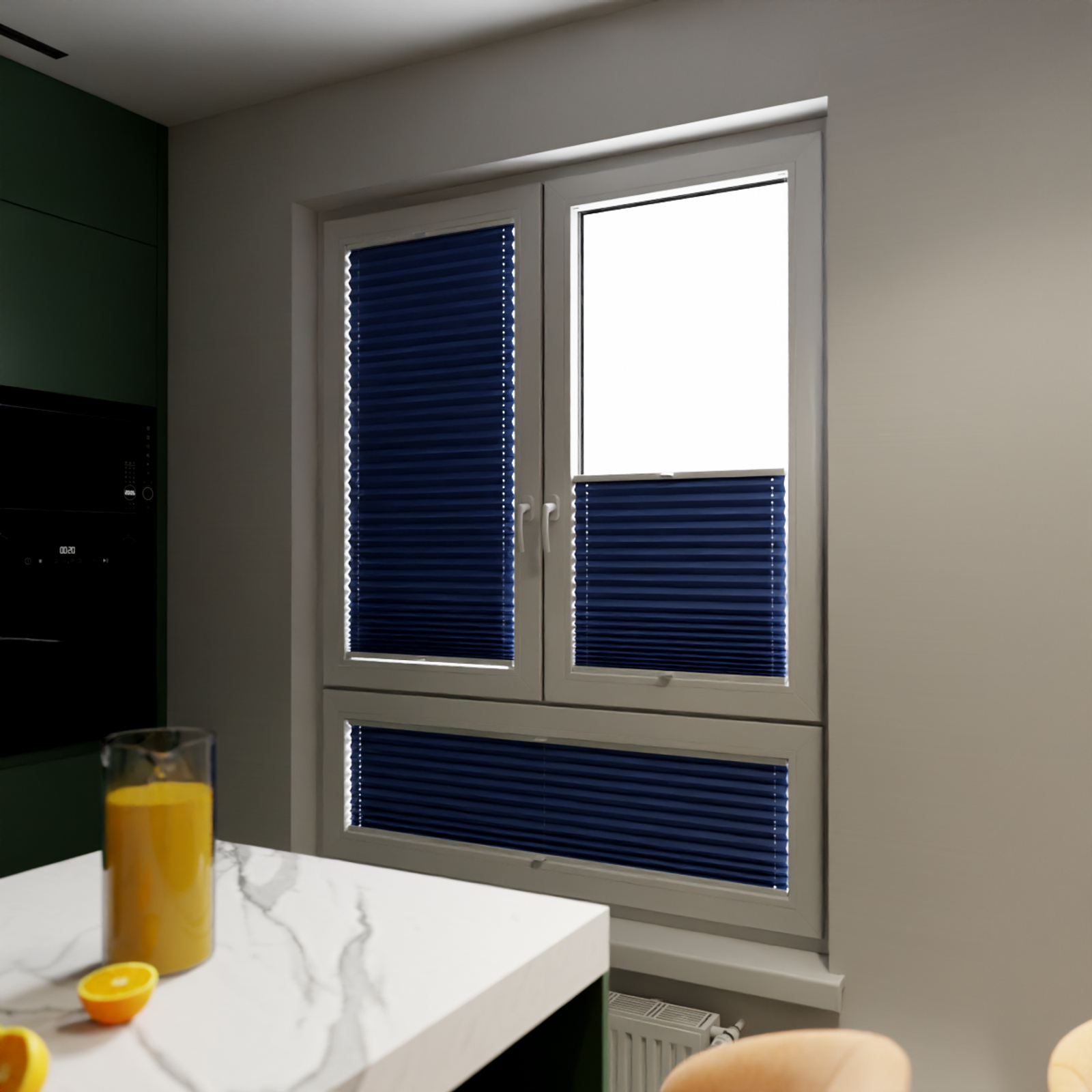 Jaloustore COSIFLOR® Plissee Bolzano Blau - Bild 10