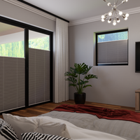 Jaloustore COSIFLOR® Plissee Bolzano Grau - Vorschau 1