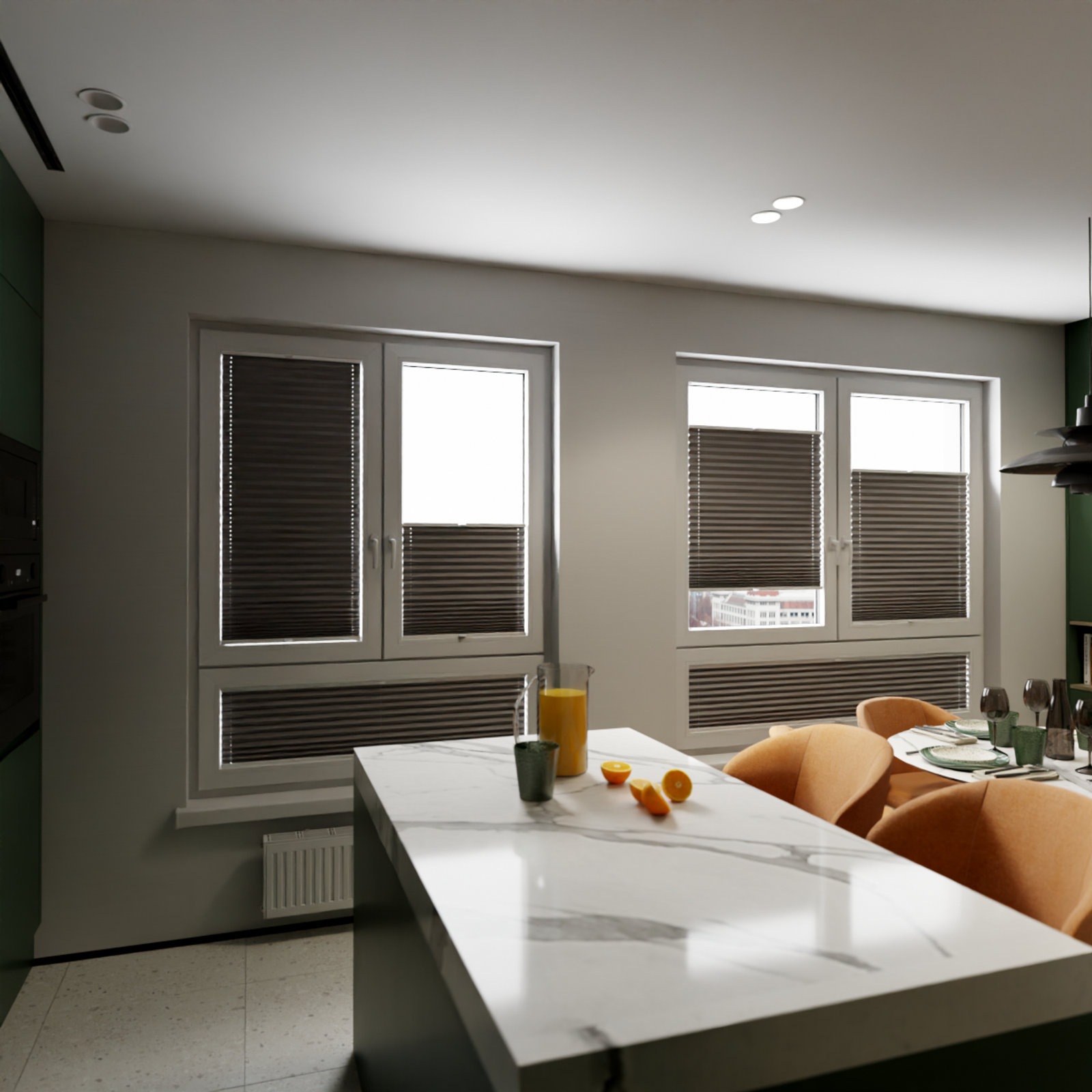 Jaloustore COSIFLOR® Plissee Bolzano Grau - Bild 11