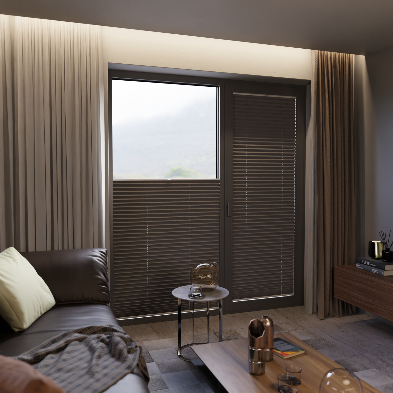 Jaloustore COSIFLOR® Plissee Bolzano Grau - Bild 14