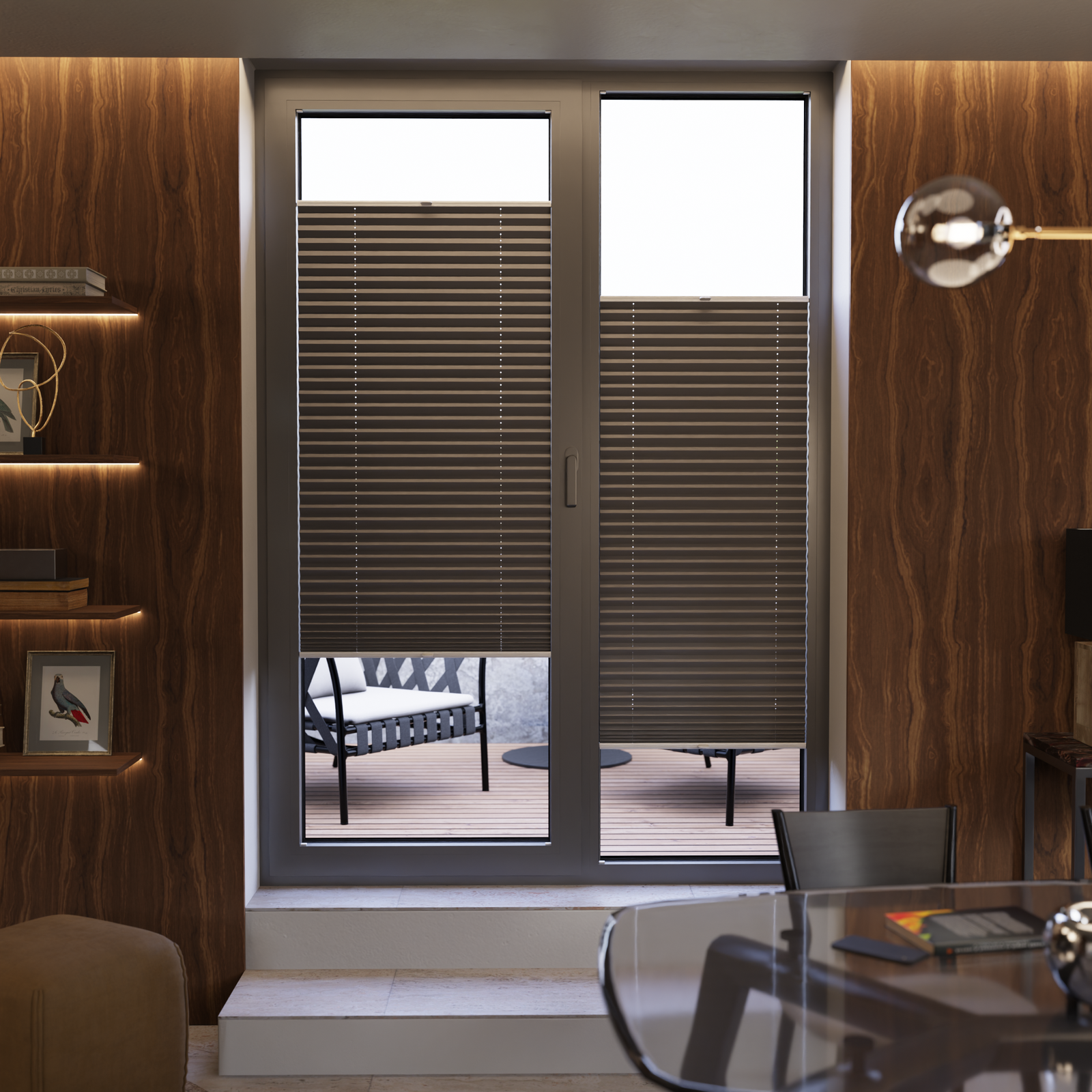 Jaloustore COSIFLOR® Plissee Bolzano Grau - Bild 15