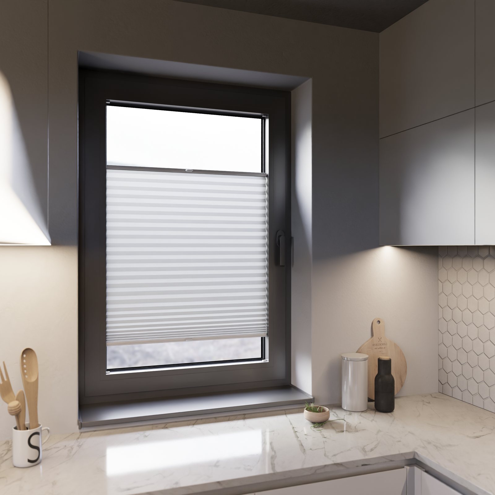 Jaloustore COSIFLOR® Plissee Firenze Weiß - Bild 12