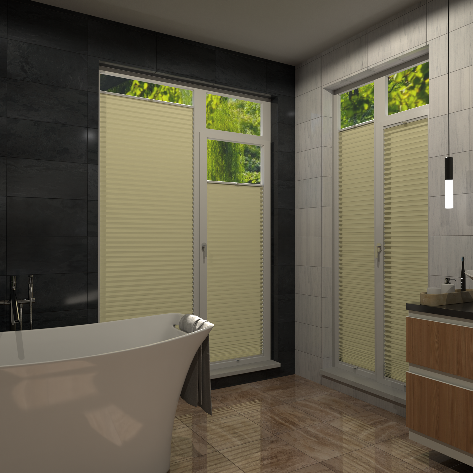 Jaloustore COSIFLOR® Plissee Firenze Beige - Bild 16