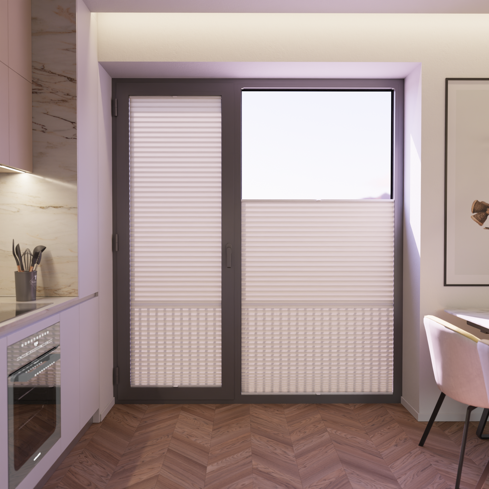 Jaloustore COSIFLOR® Plissee Firenze Beige - Bild 5