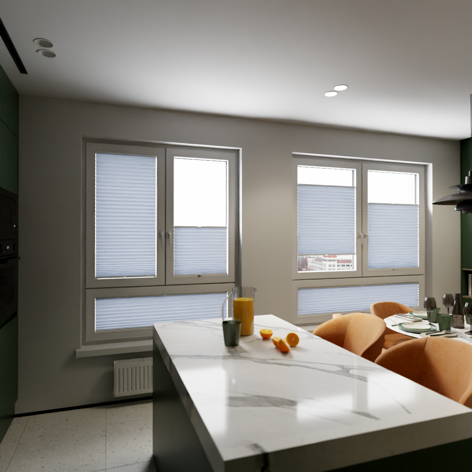 Jaloustore COSIFLOR® Plissee Firenze Pastellblau - Bild 11