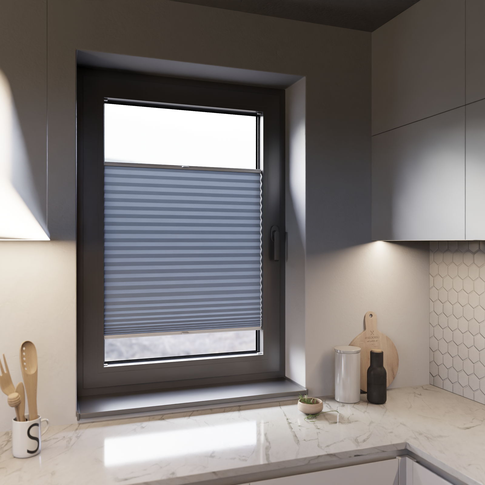 Jaloustore COSIFLOR® Plissee Firenze Pastellblau - Bild 12