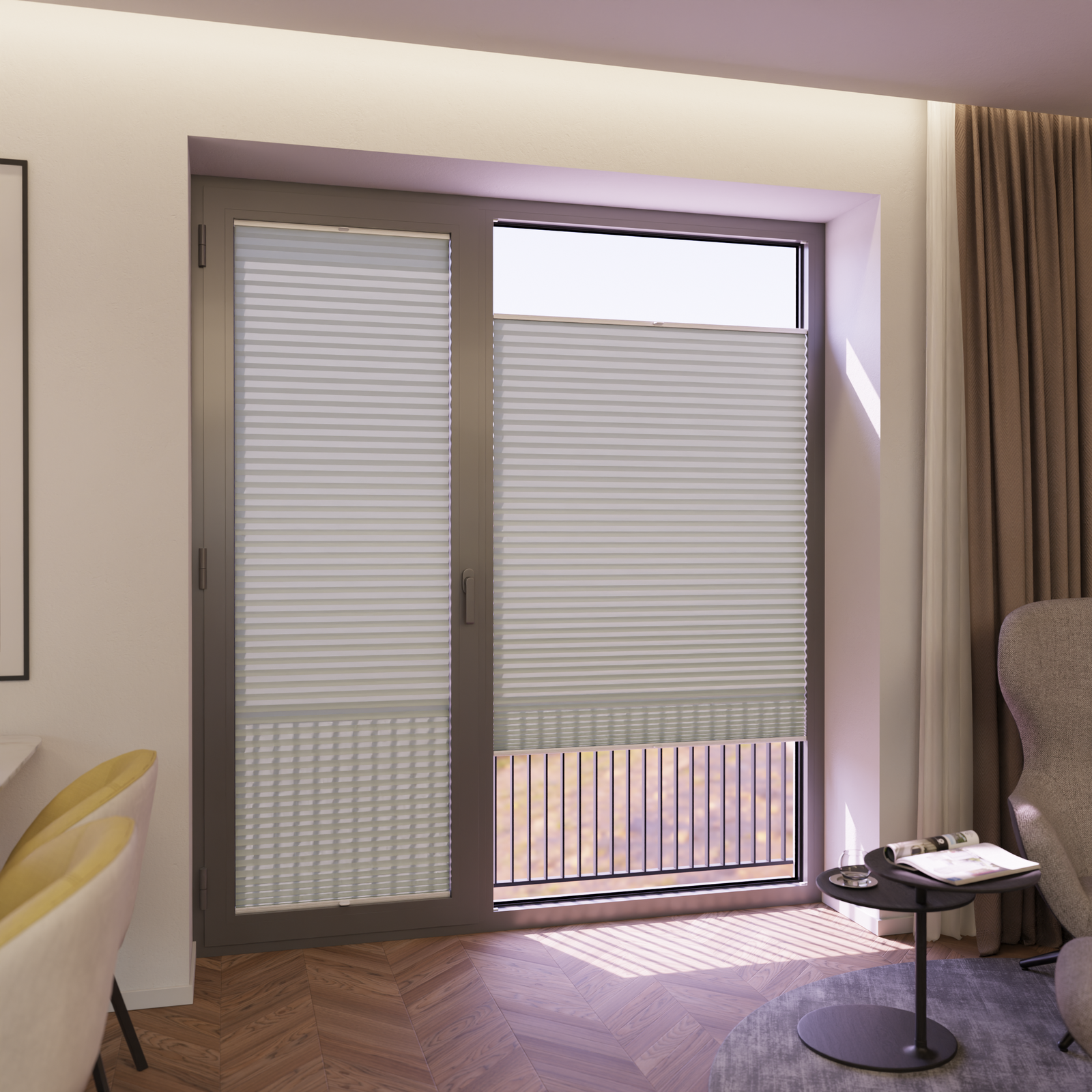 Jaloustore COSIFLOR® Plissee Firenze Pastellgrün - Bild 6