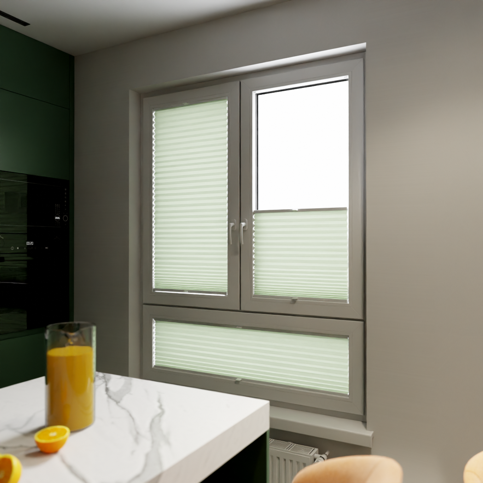 Jaloustore COSIFLOR® Plissee Firenze Pastellgrün - Bild 10