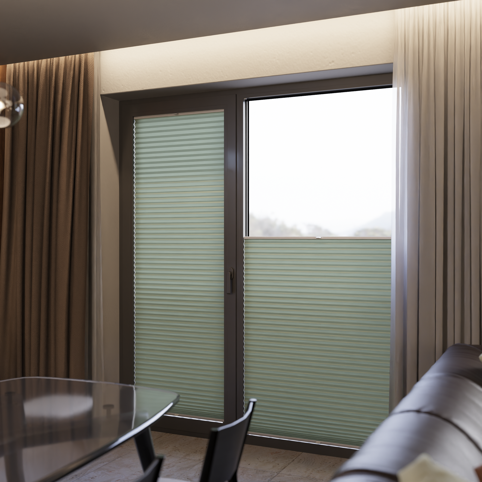 Jaloustore COSIFLOR® Plissee Firenze Pastellgrün - Bild 13