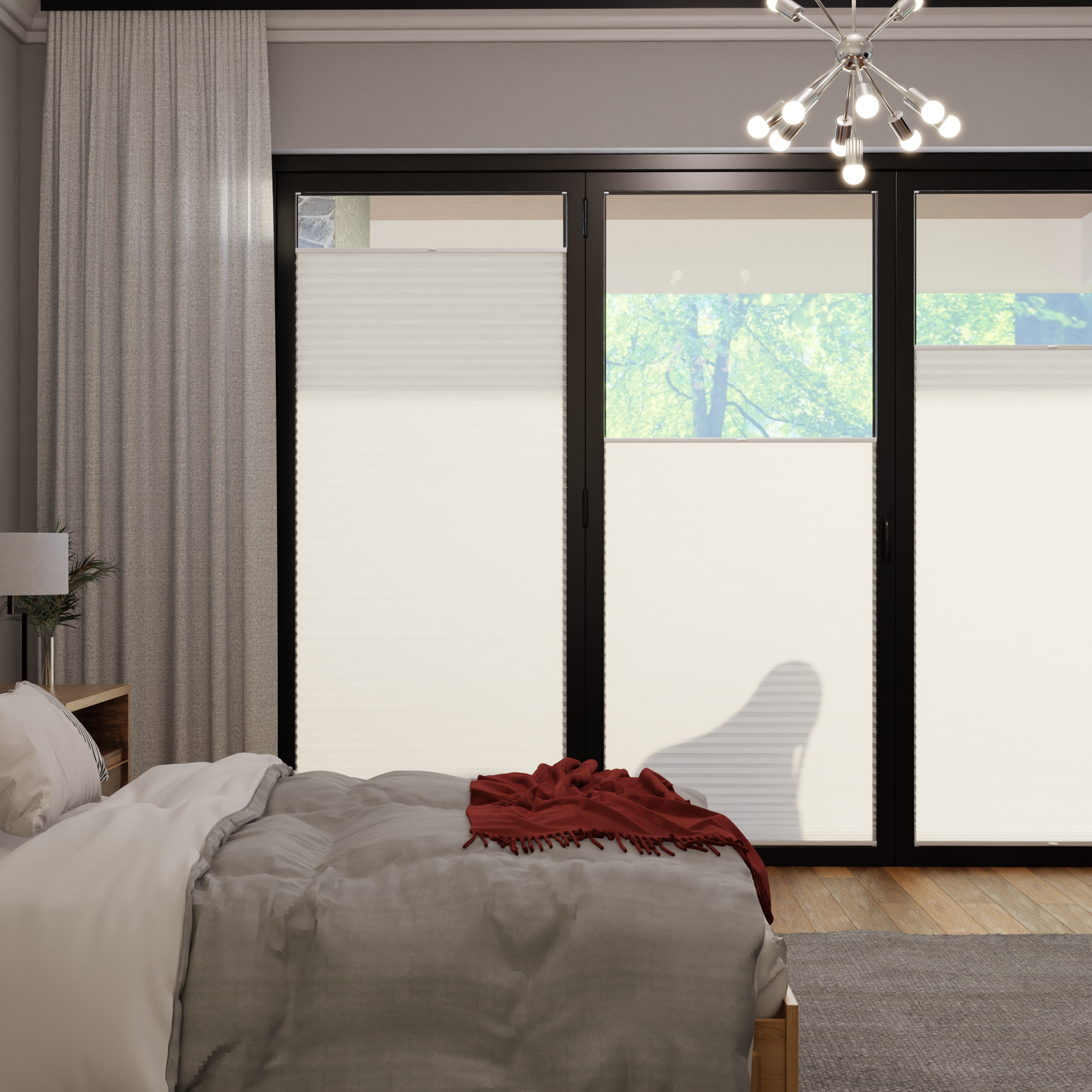 Jaloustore COSIFLOR® Plissee Firenze Hellgrau - Bild 0