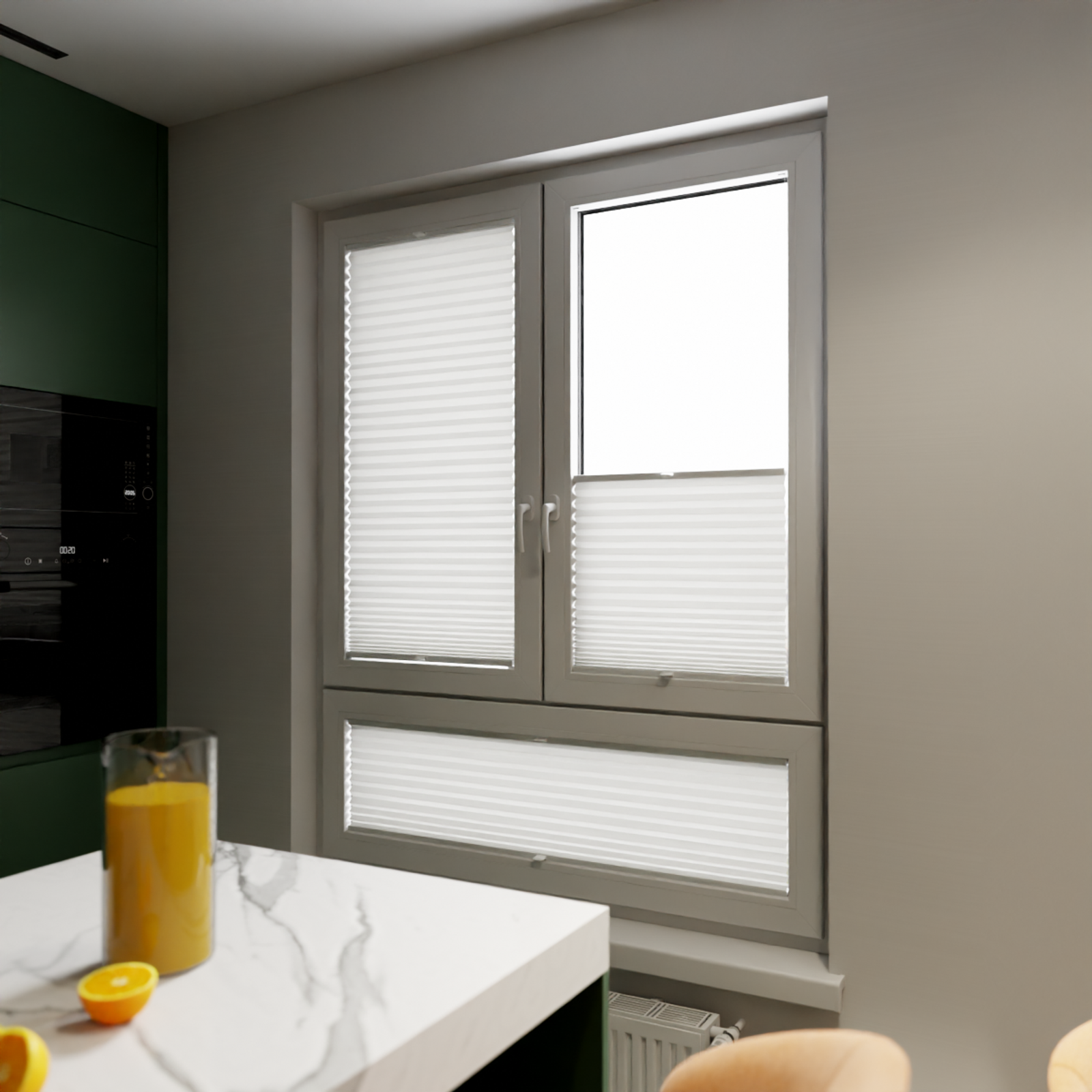 Jaloustore COSIFLOR® Plissee Firenze Hellgrau - Bild 10