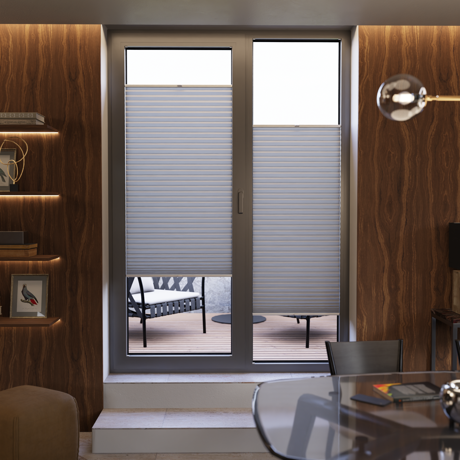 Jaloustore COSIFLOR® Plissee Firenze Hellgrau - Bild 15