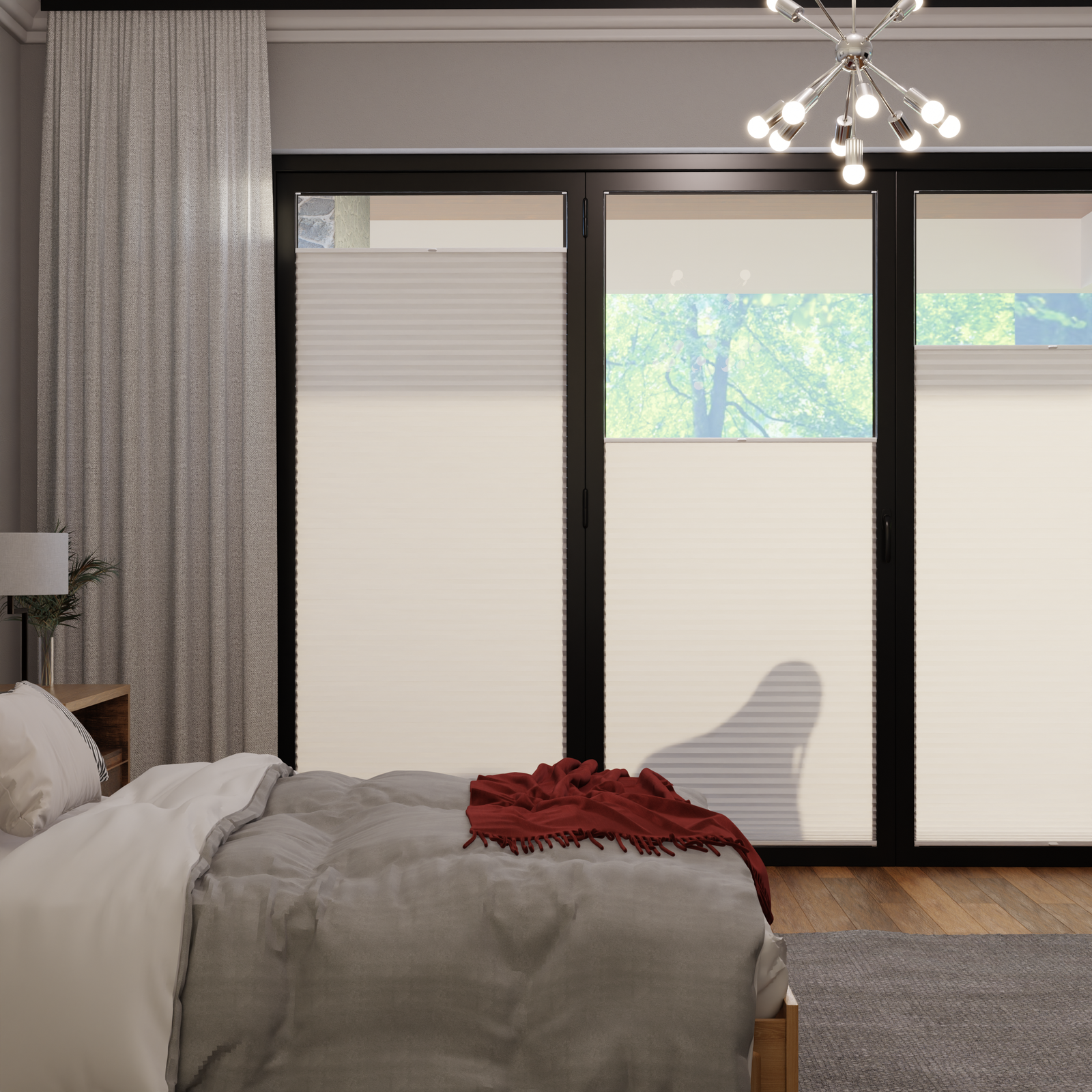 Jaloustore COSIFLOR® Plissee Firenze Steingrau - Bild 0