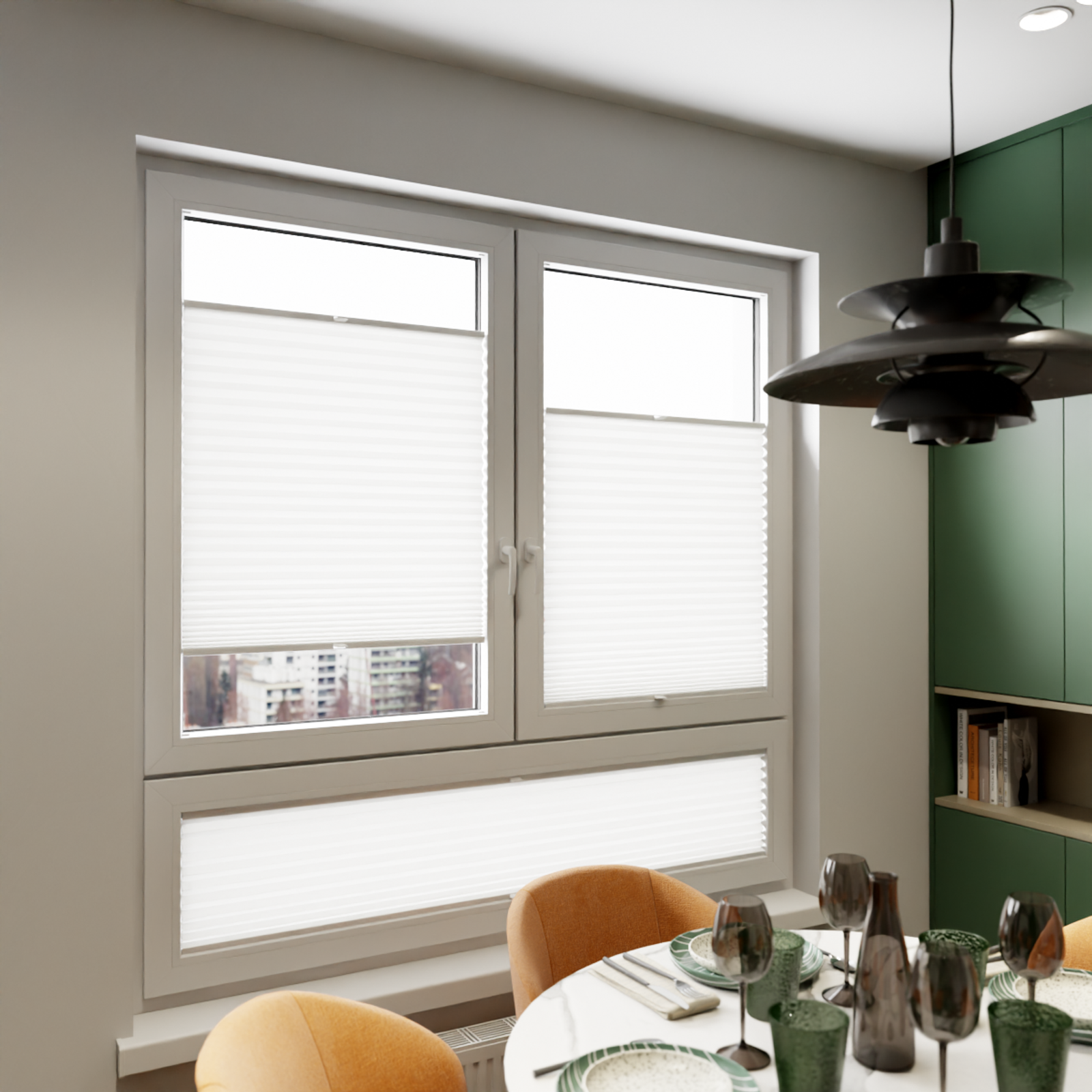 Jaloustore COSIFLOR® Plissee Napoli Weiß - Bild 7