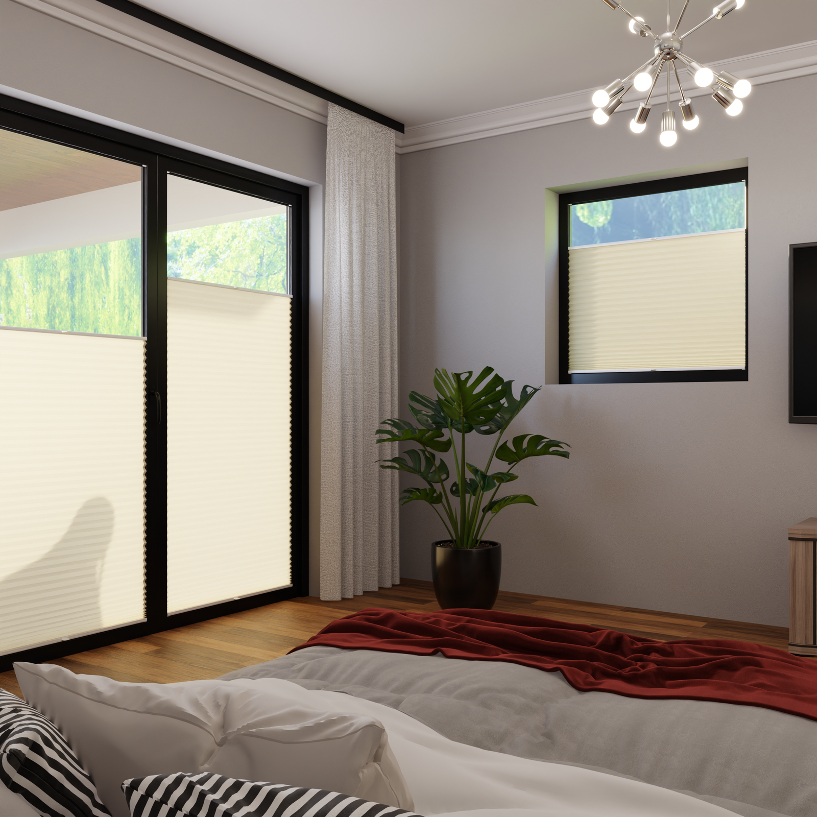 Jaloustore COSIFLOR® Plissee Napoli Beige - Bild 1