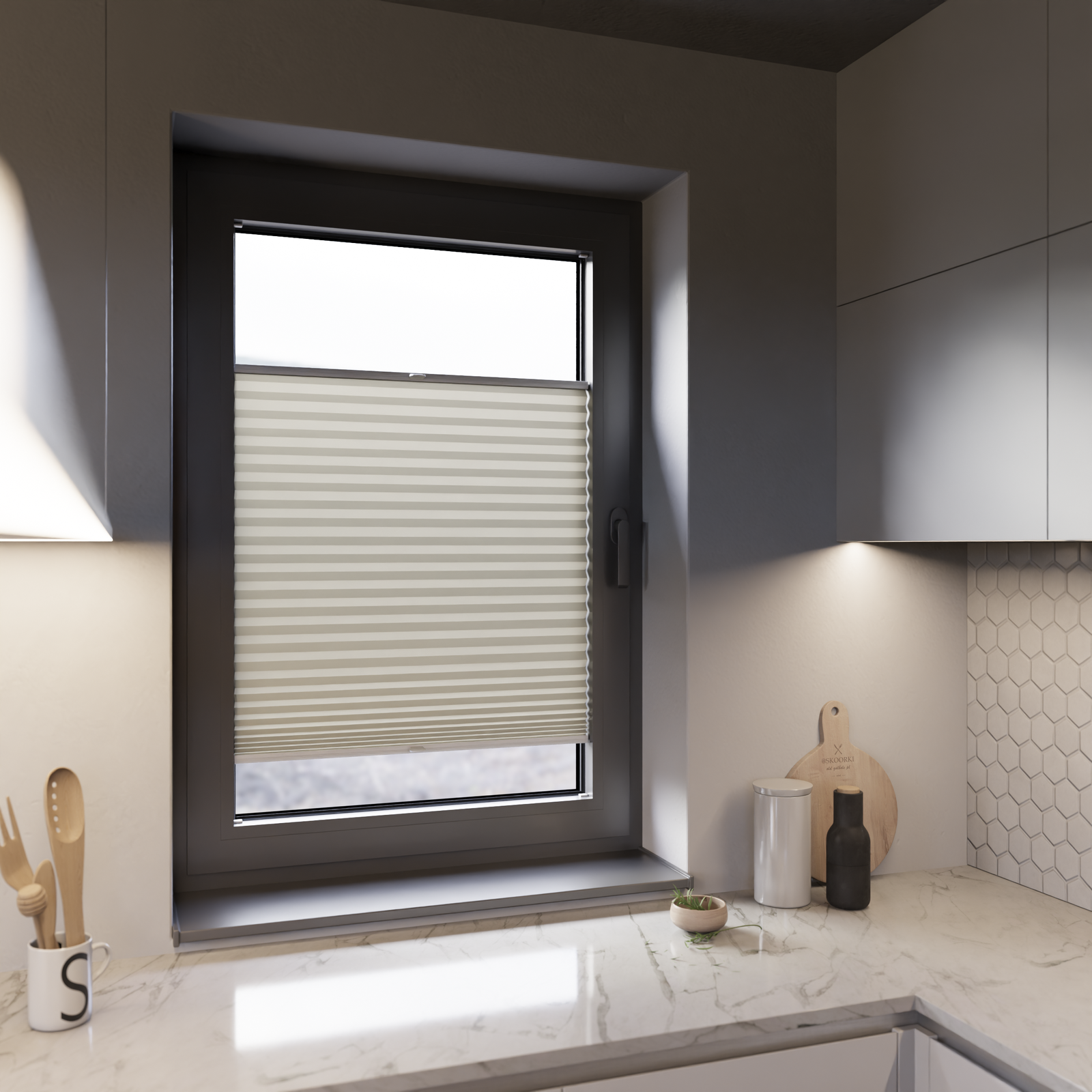 Jaloustore COSIFLOR® Plissee Napoli Beige - Bild 12