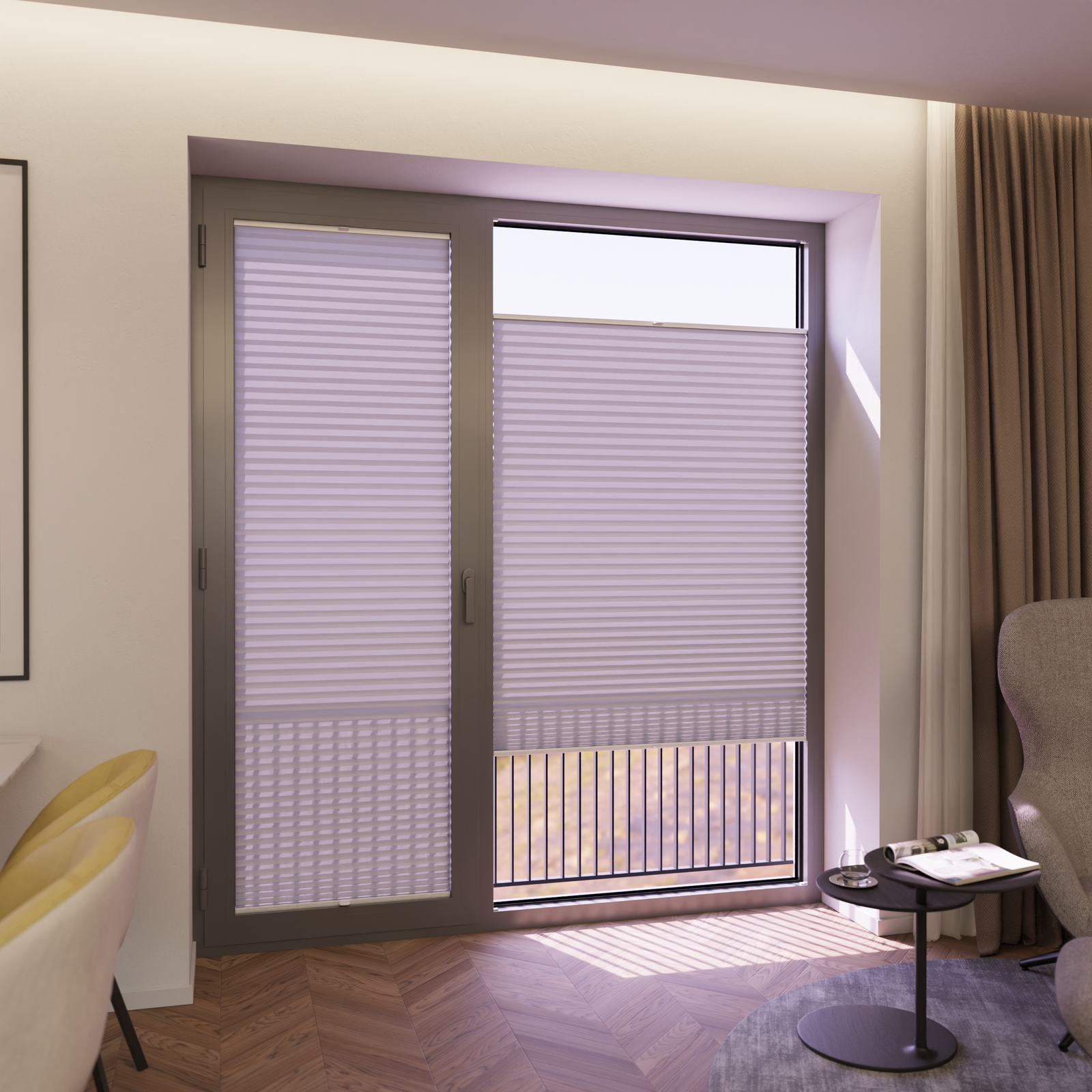 Jaloustore COSIFLOR® Plissee Napoli Steingrau - Bild 6