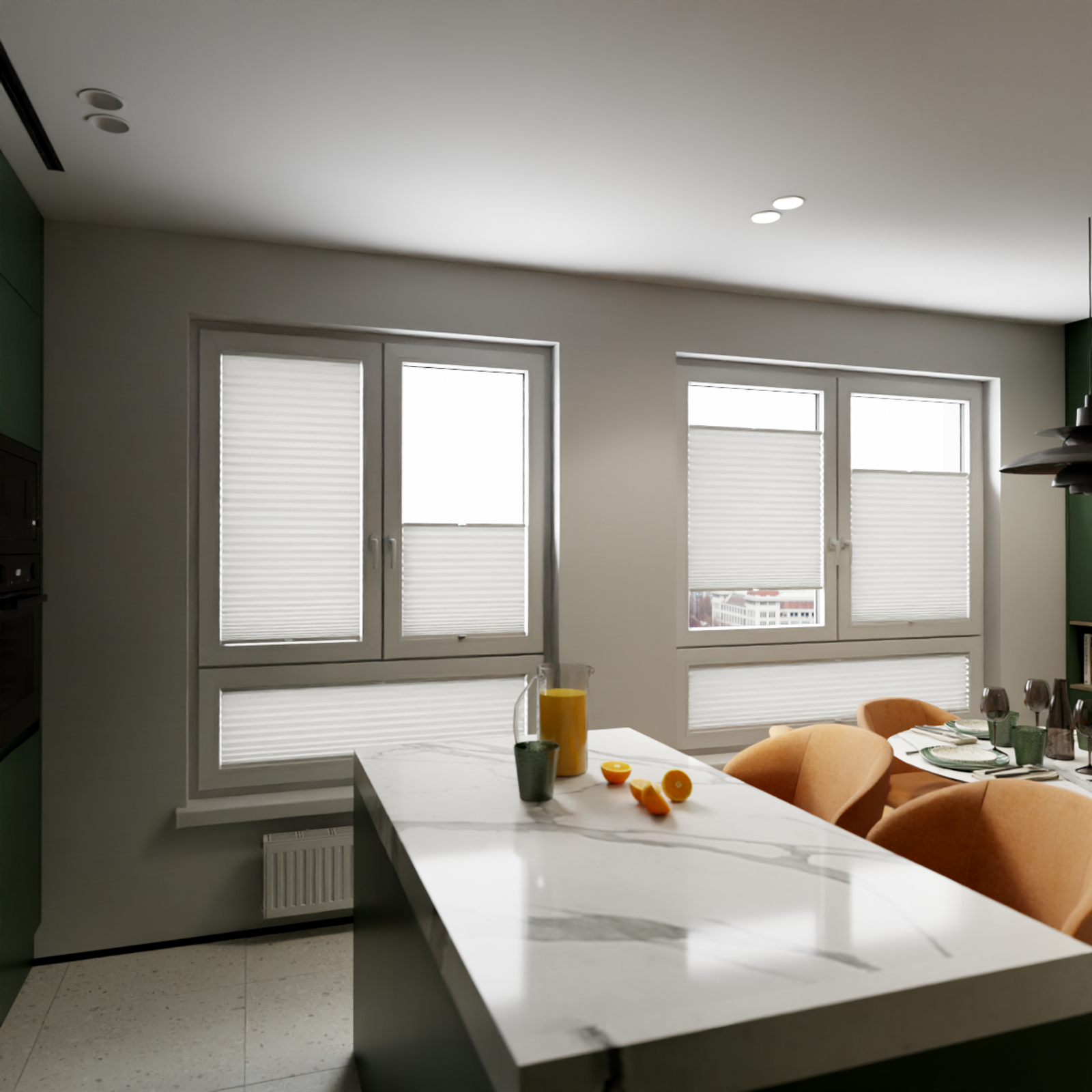 Jaloustore COSIFLOR® Plissee Napoli Steingrau - Bild 11