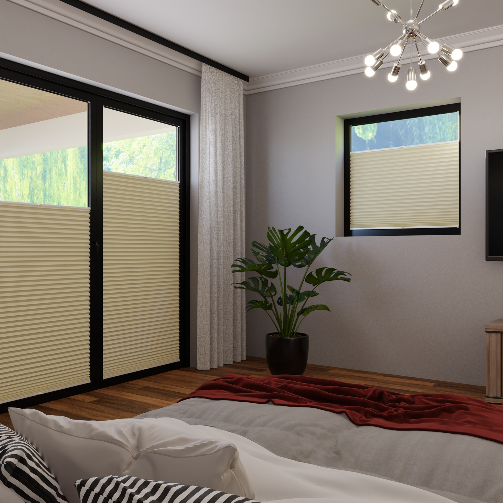 Jaloustore COSIFLOR® Plissee Skagen Beige - Bild 1